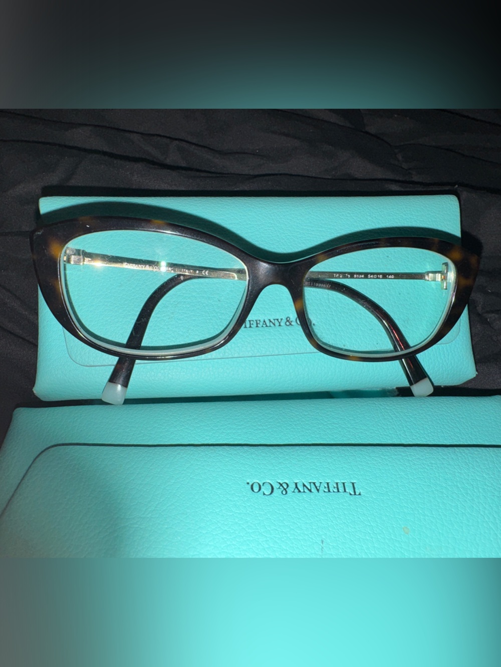 Tiffany & Co. Women’s Tortoise Shell Acetate Optical Glasses - Brown/Black